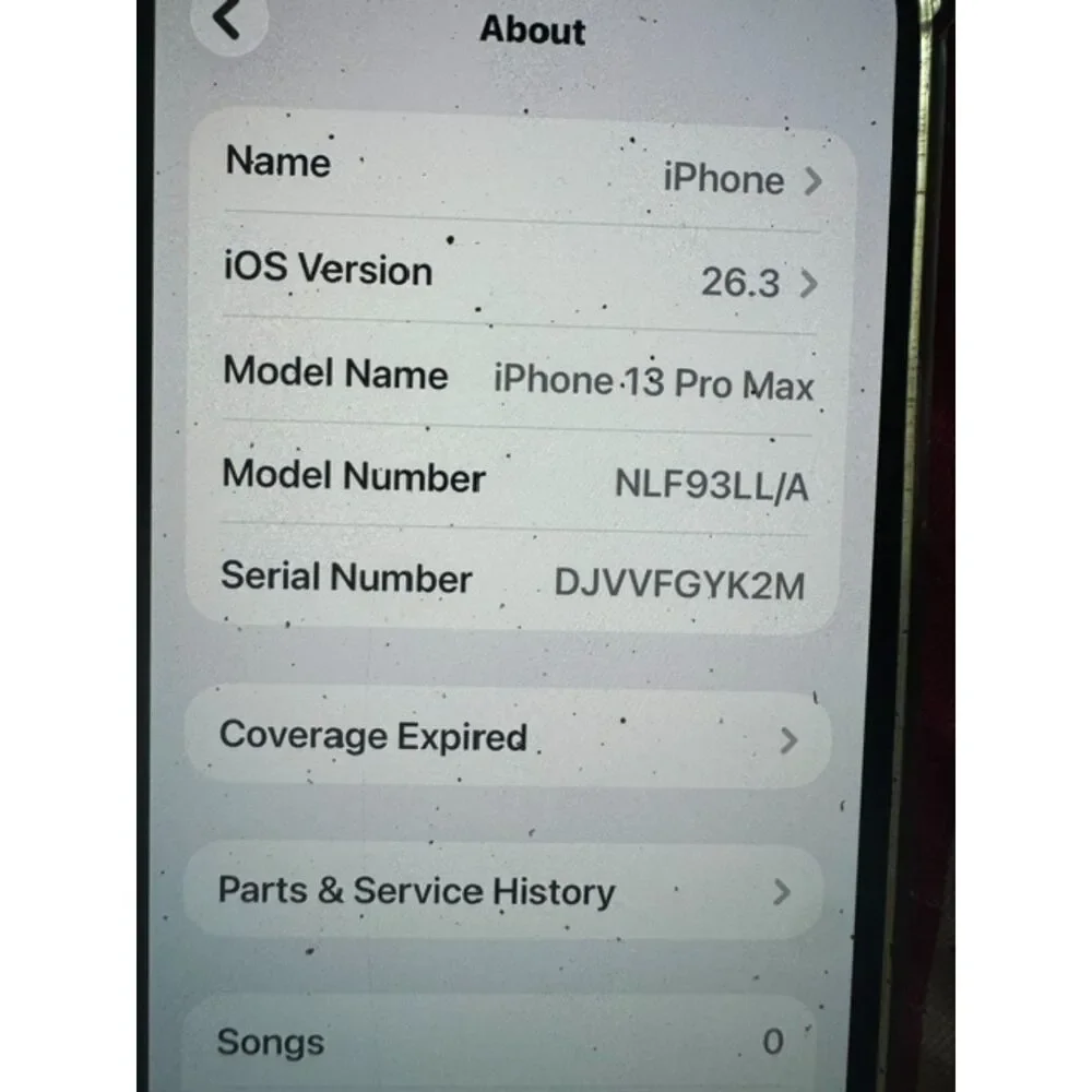 iPhone 13 Pro Max, 256GB, Unlocked * Cracked back glass*